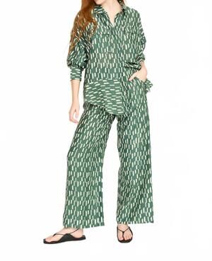NEW MIRTH kyoto blouse in verdure rainfall